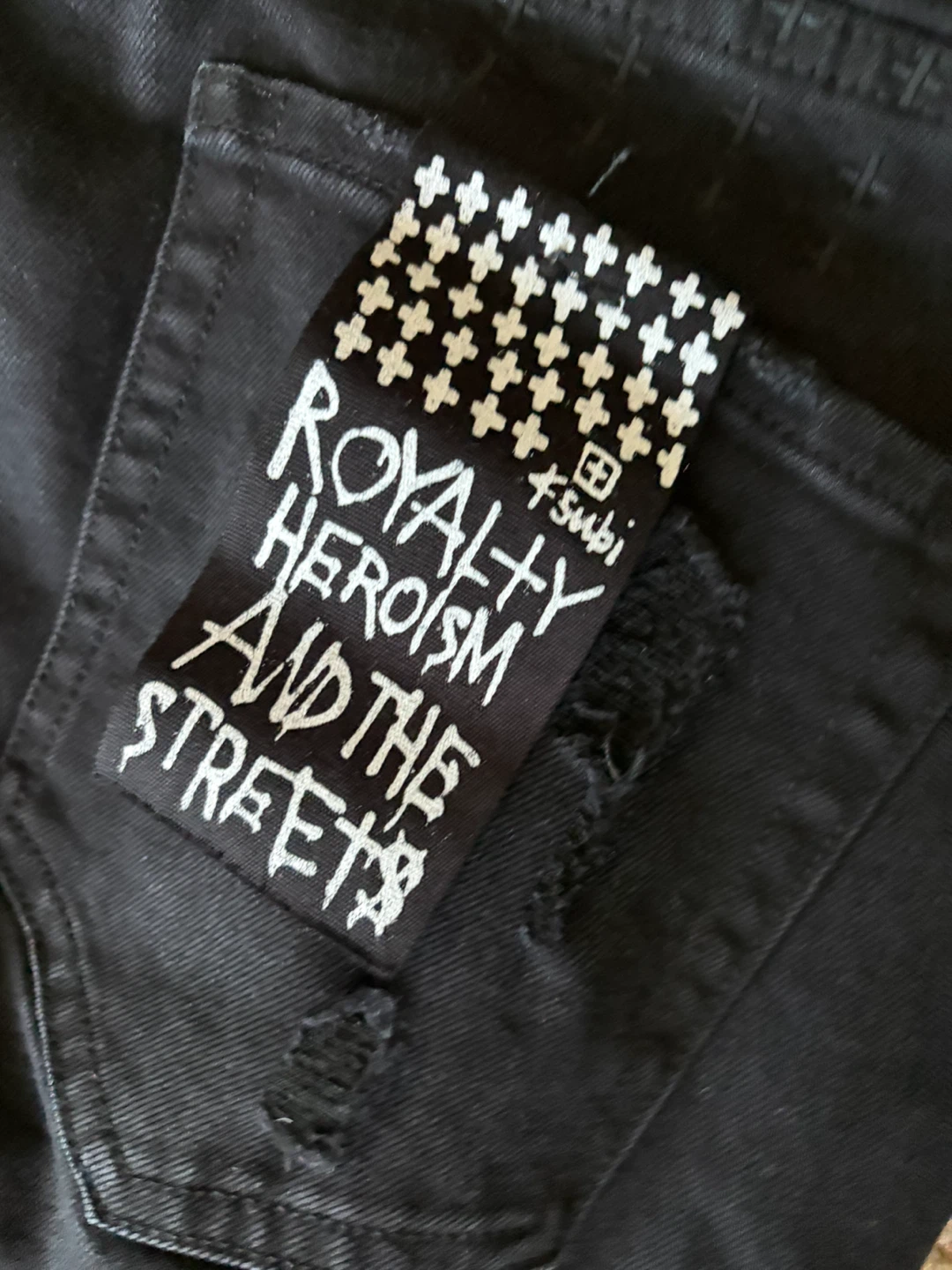Ksubi Black Distressed Denim Jeans - photo 4