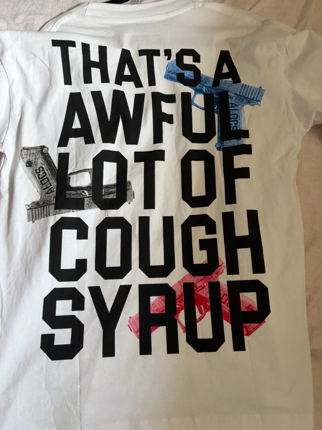 Awful Lot Of Cough Syrup T Shirt Size Small - photo 2