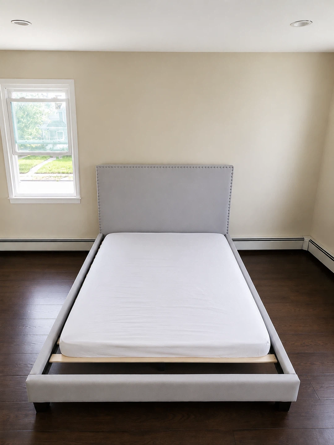 Queen Upholstered Platform Bed Frame