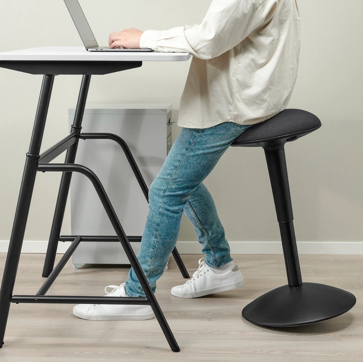Standing/seating work desk IKEA Gladhojden - photo 3