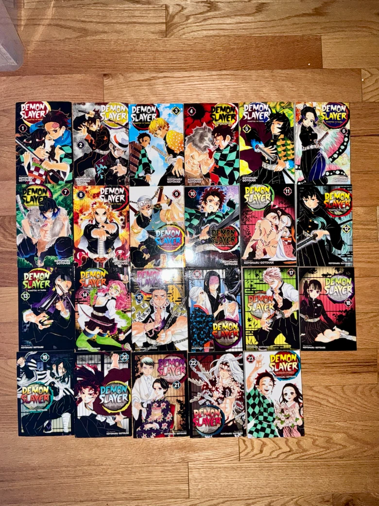 Demon Slayer volumes 1-23 (complete)