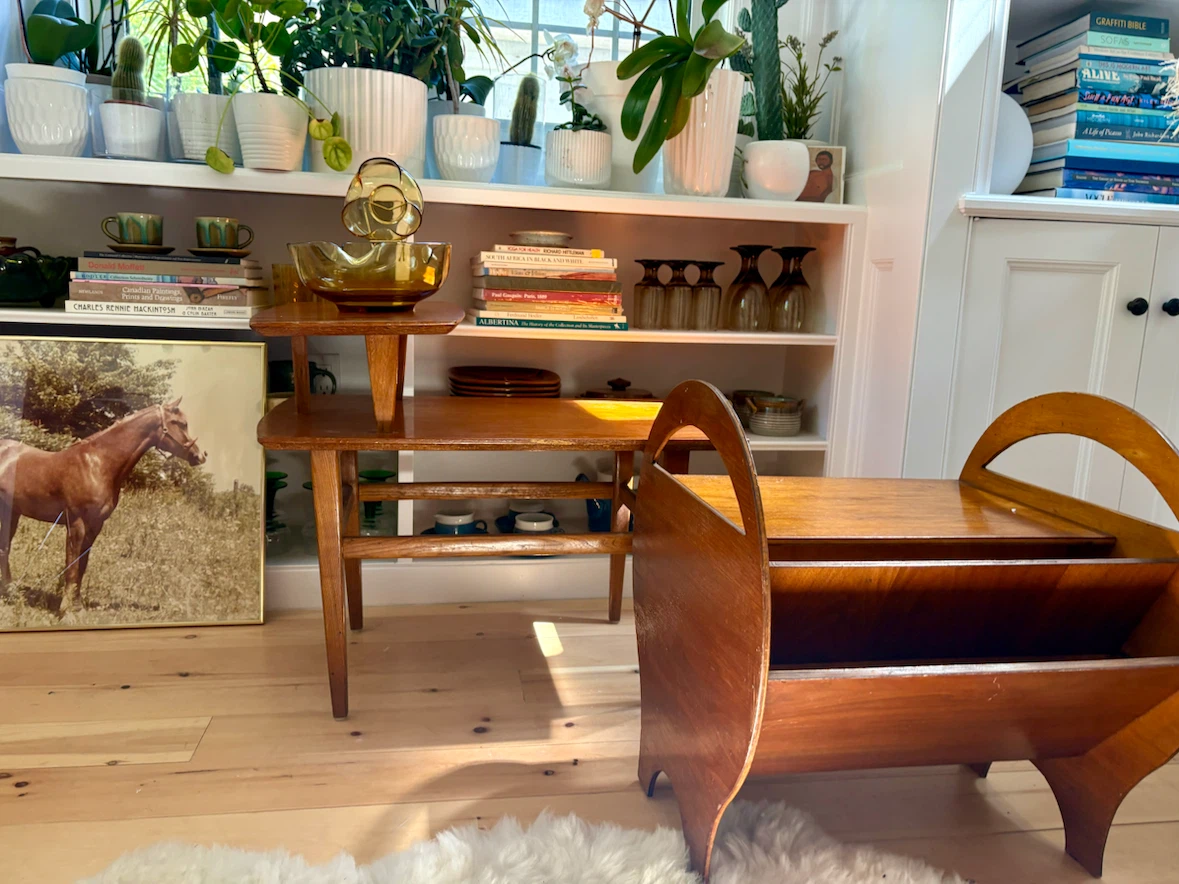Vintage Tiered Side Table