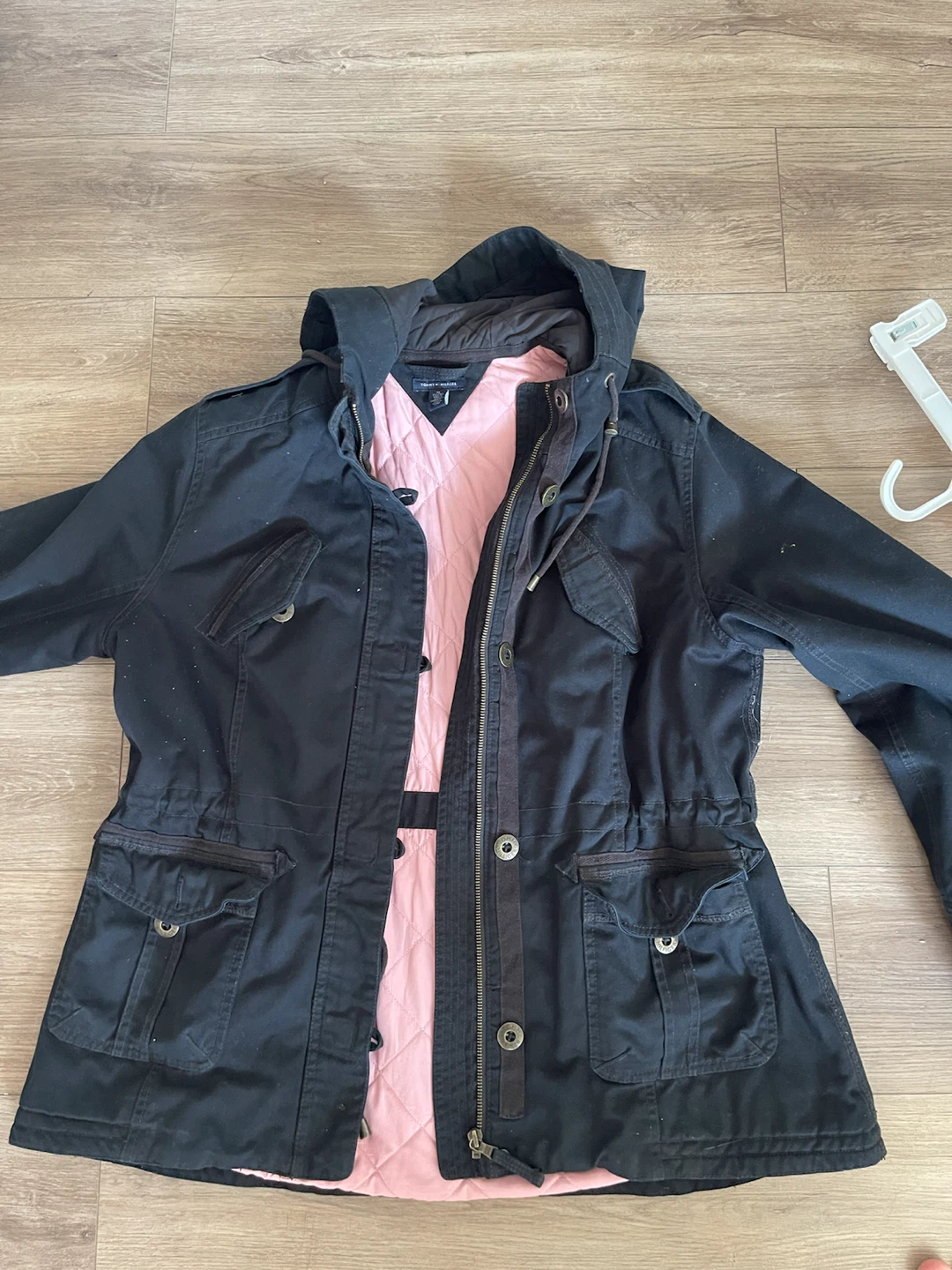 Tommy Hilfiger Black Parka Jacket