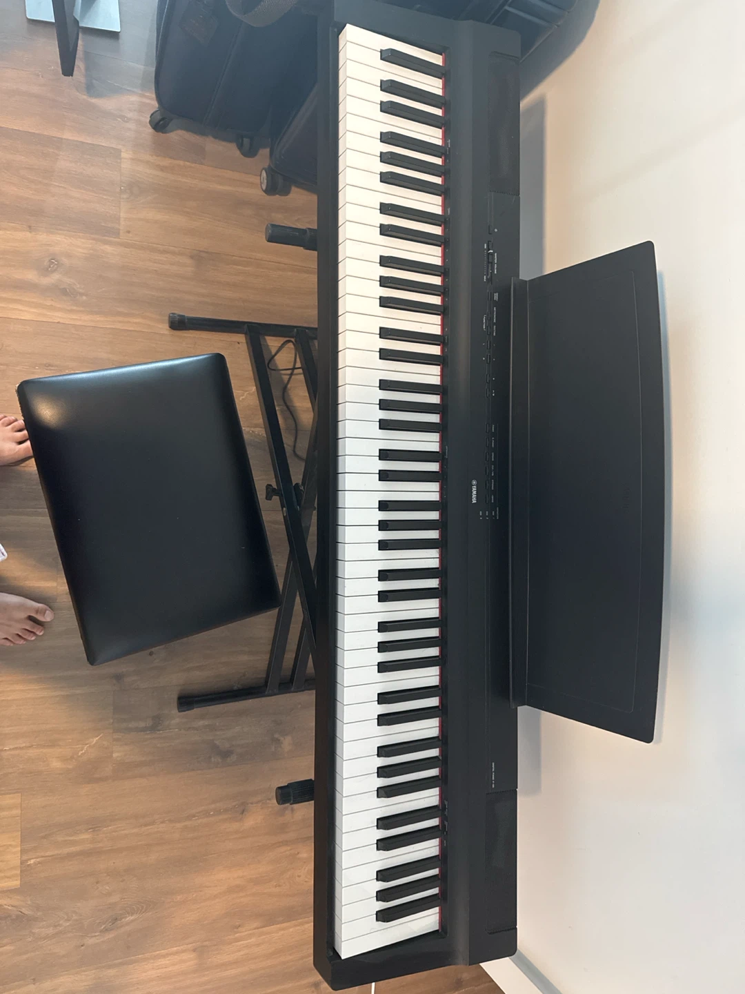 Yamaha P-125 Digital Piano with Bench and Stand - photo 2