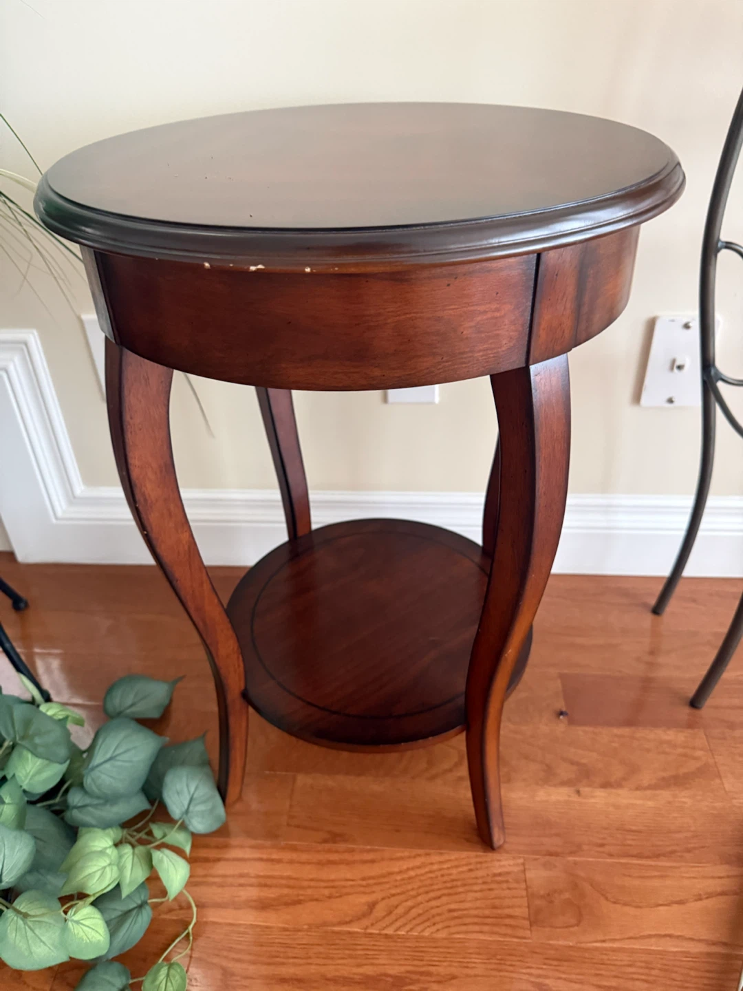 GROUP BUNDLE - Wood Round Side Table with Shelf - photo 3
