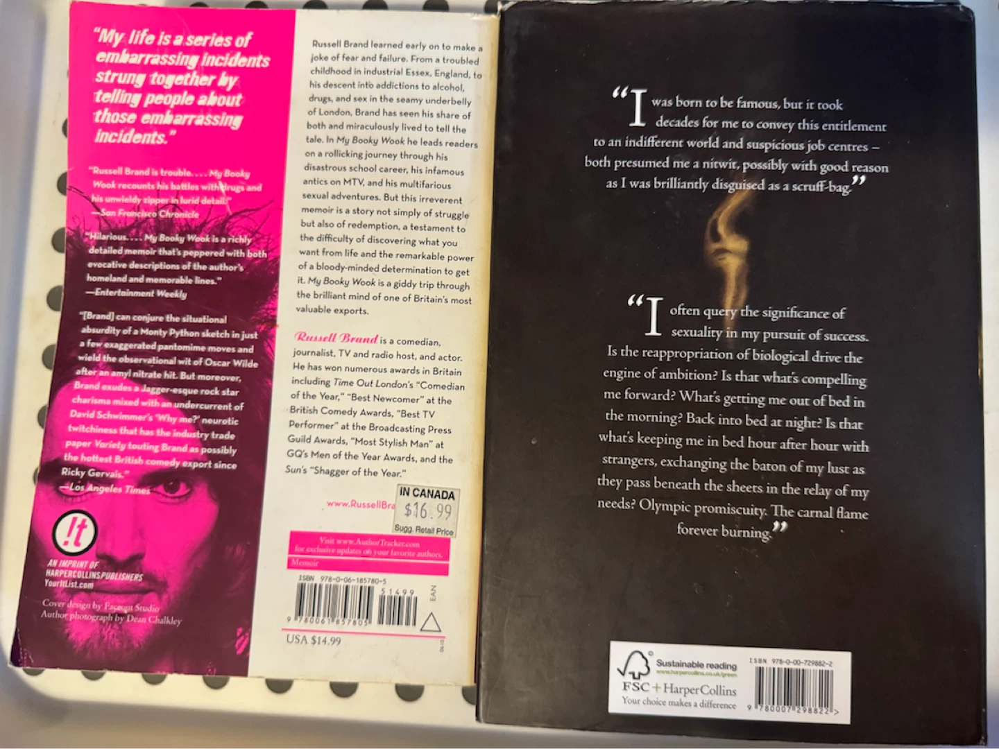 Russell Brand My Booky Wook & Booky Wook 2 Books - photo 2