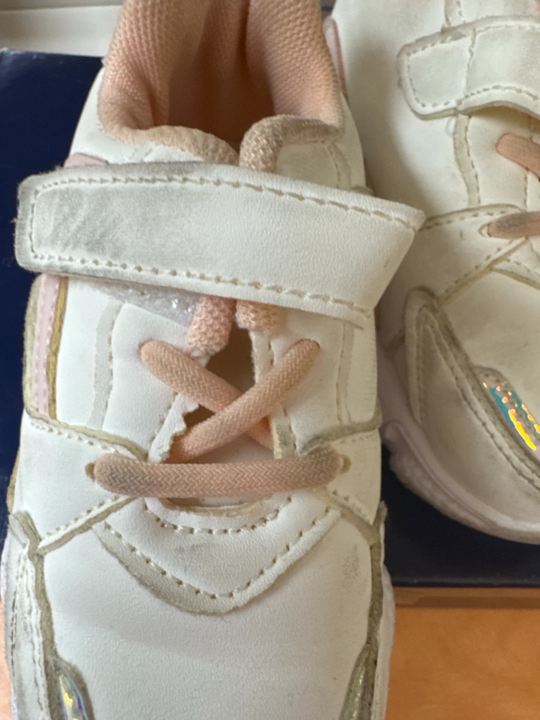 White and Pink Toddler Sneakers - photo 2
