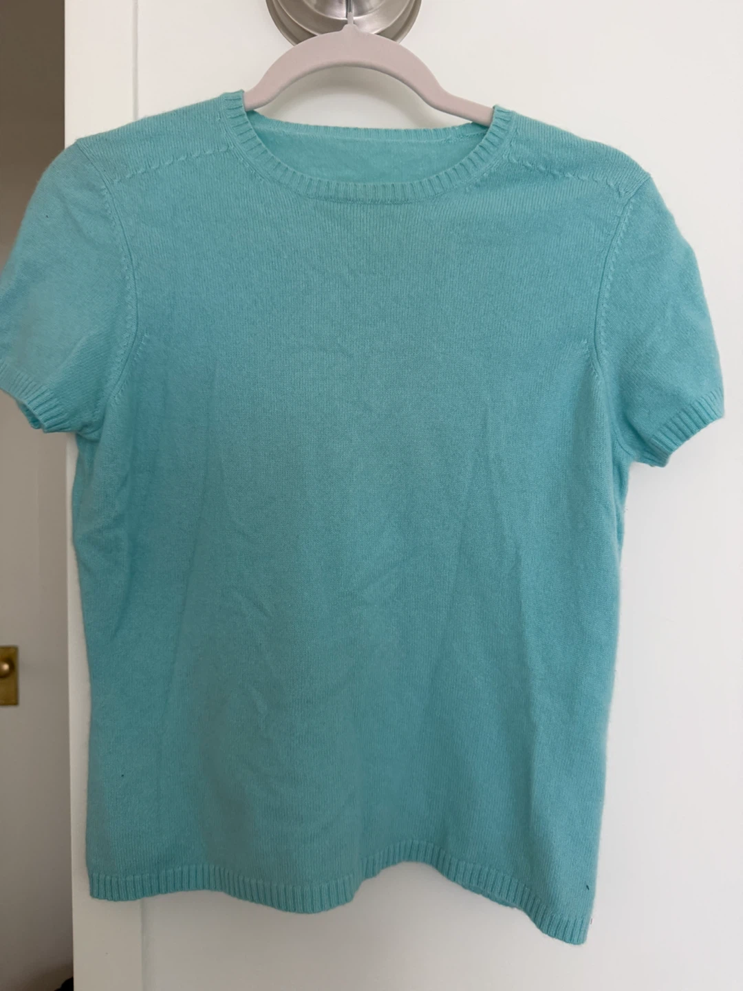 Cashmere Women's Turquoise Sweater Set - photo 2