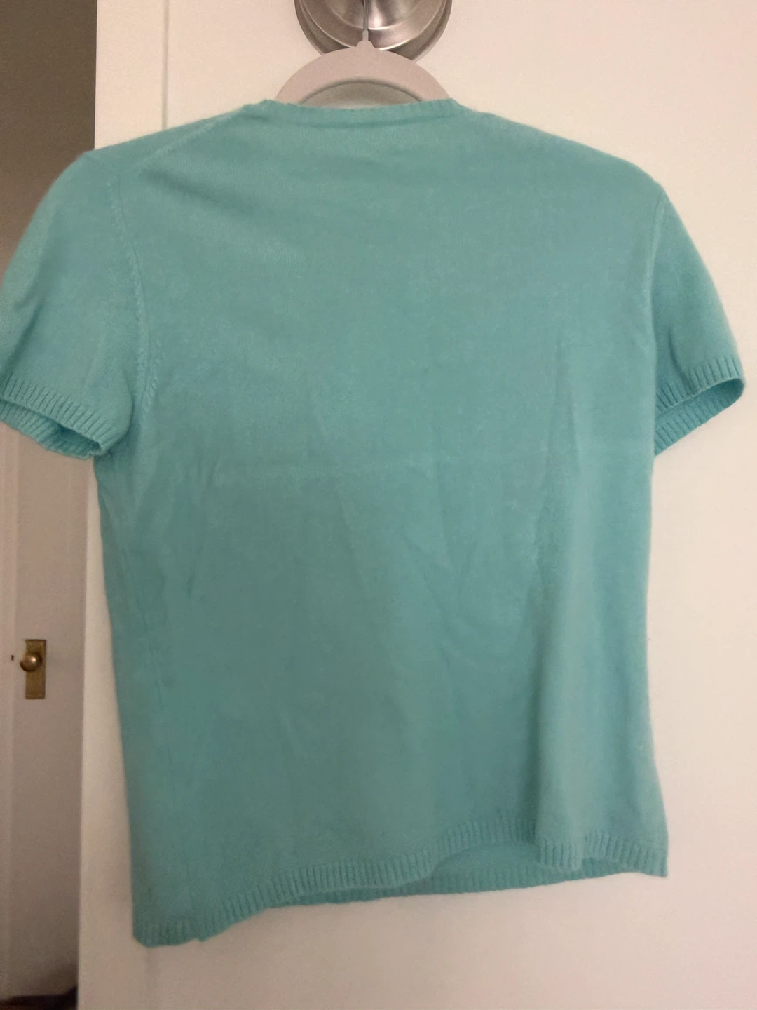 Cashmere Women's Turquoise Sweater Set - photo 3