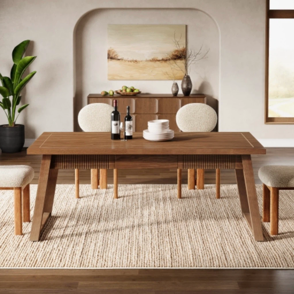 Brand new Tribesigns Wooden Dining Table with Drawer