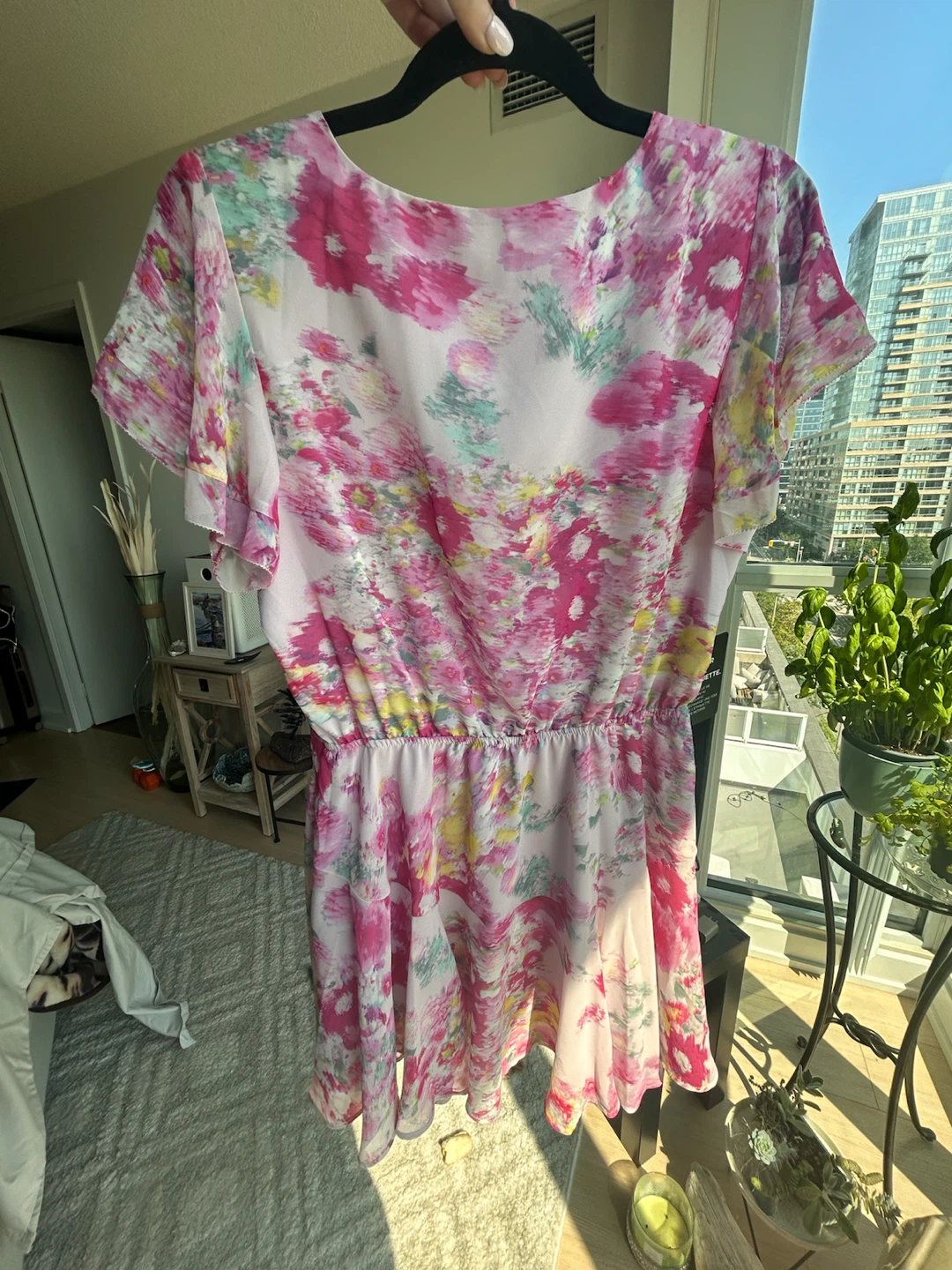NWT Steve Madden Pink Floral Print Dress - photo 2