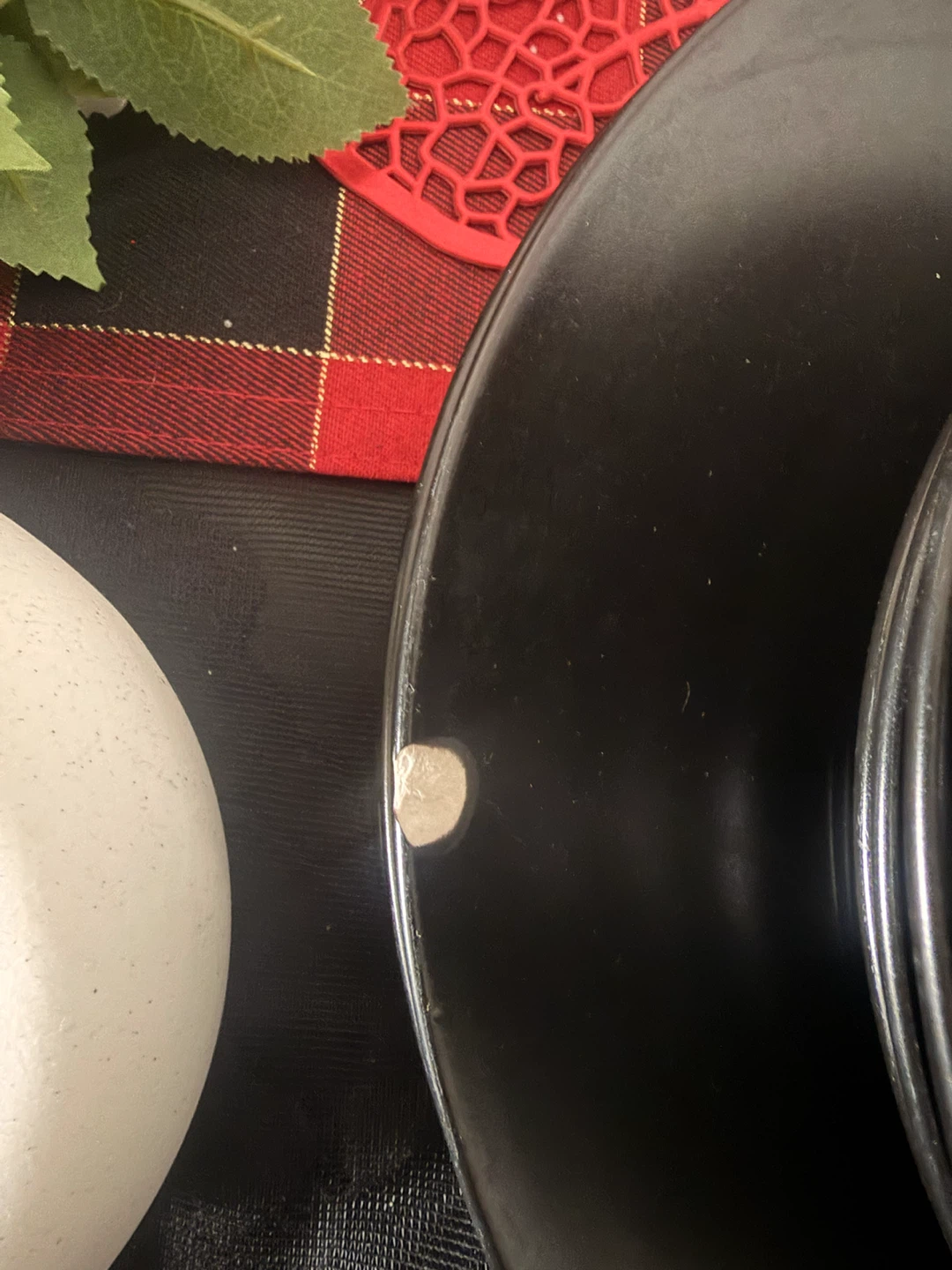 IKEA Set of Black Plates and Bowls - photo 3