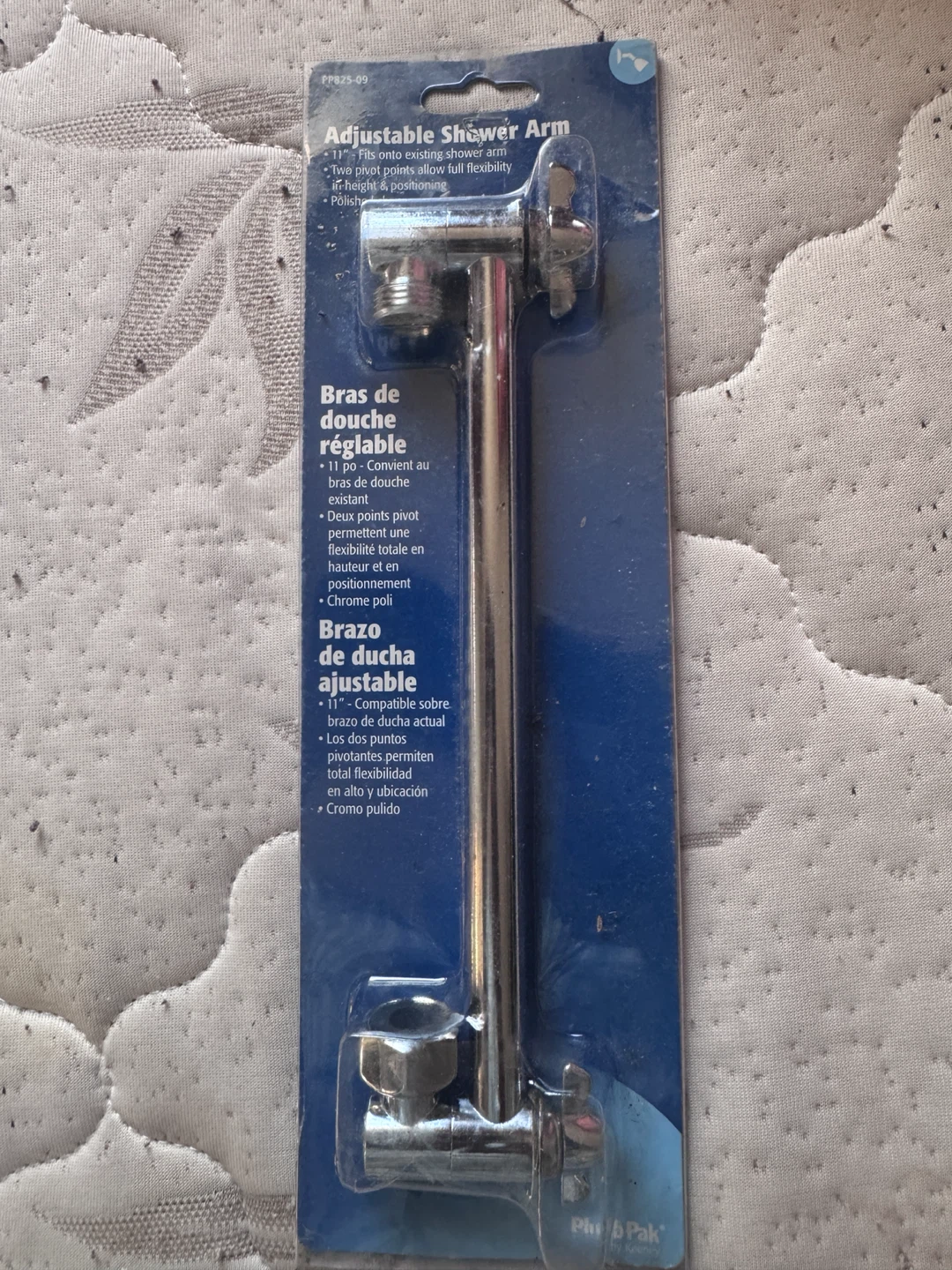Adjustable shower arm