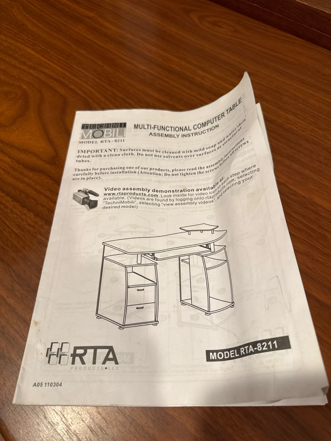 RTA Multi-Functional Computer Table - photo 2