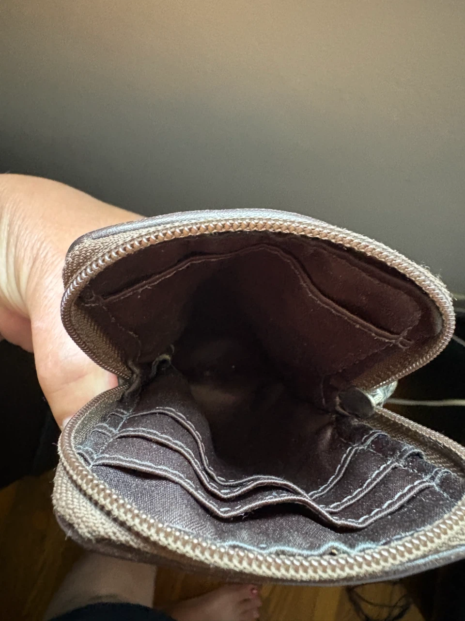 Coach Monogram Wristlet Pouch - photo 5