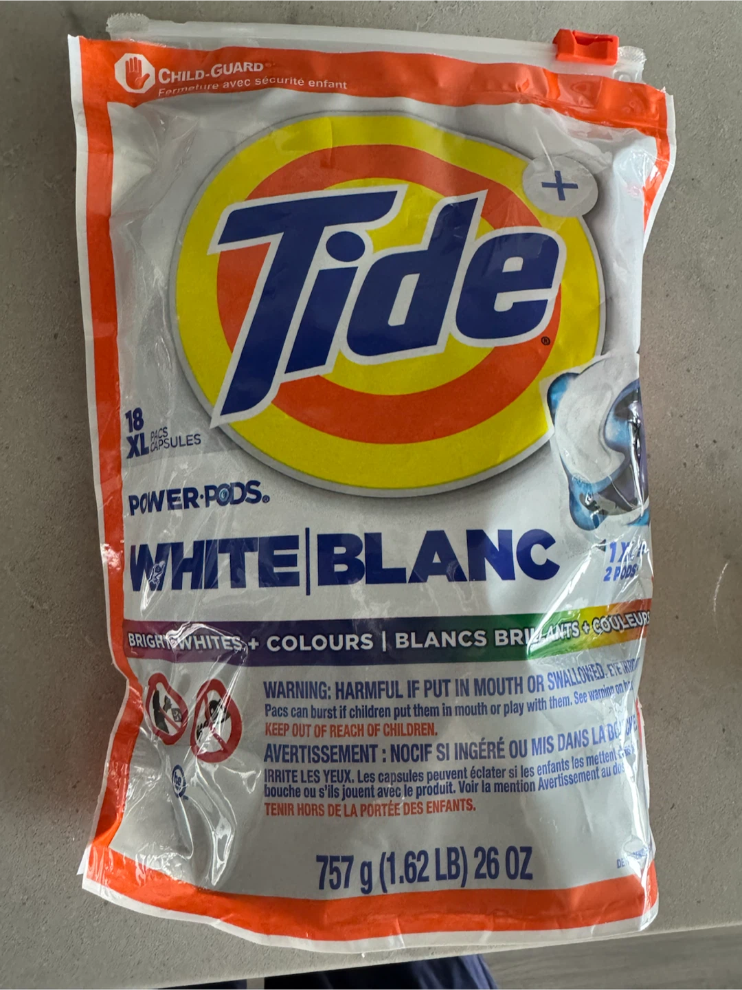 Moving sale- Tide power pods 18xl pacs