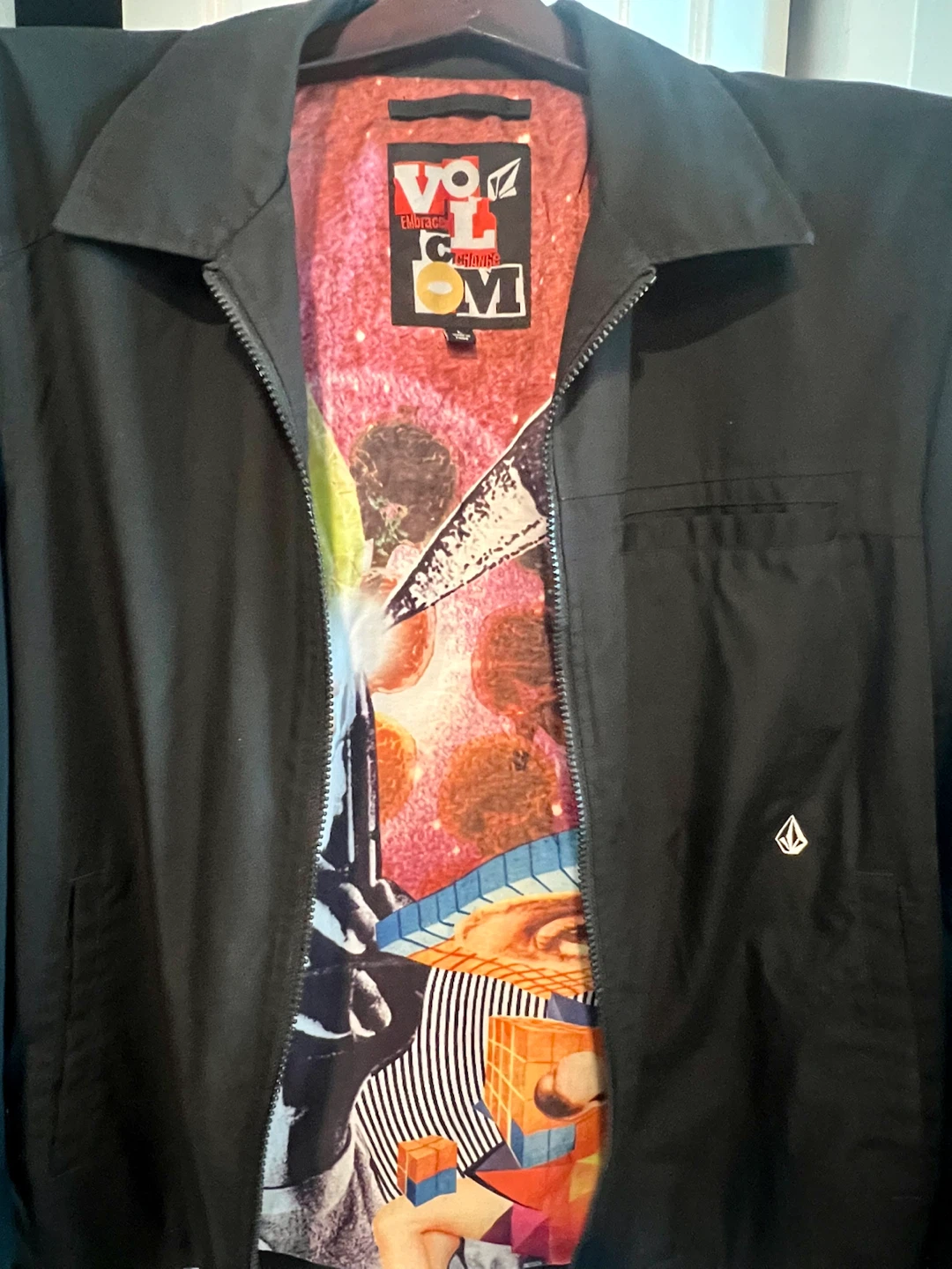 Volcom Black Lined lightweight Jacket - photo 2