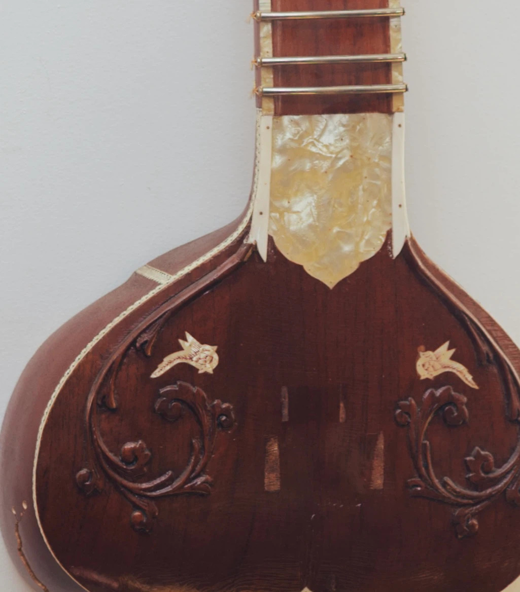 Vintage Decorative Sitar Wall Hanging - photo 4