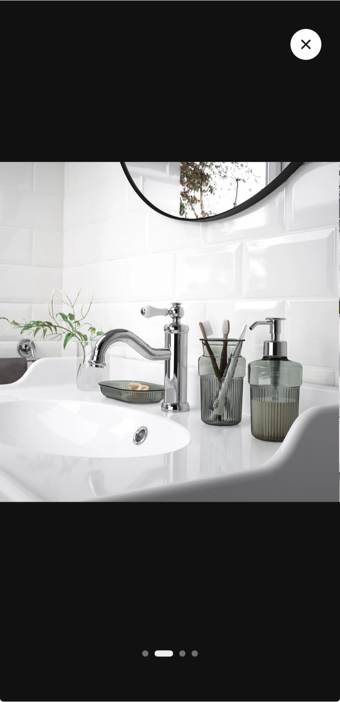 IKEA BROFJÄRDEN 3-Piece Bathroom Set (Gray) – Brand New - photo 2