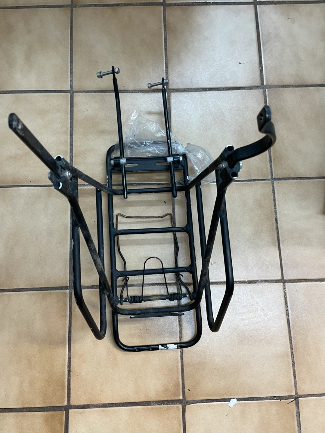 Black Bicycle Rear Rack - photo 3
