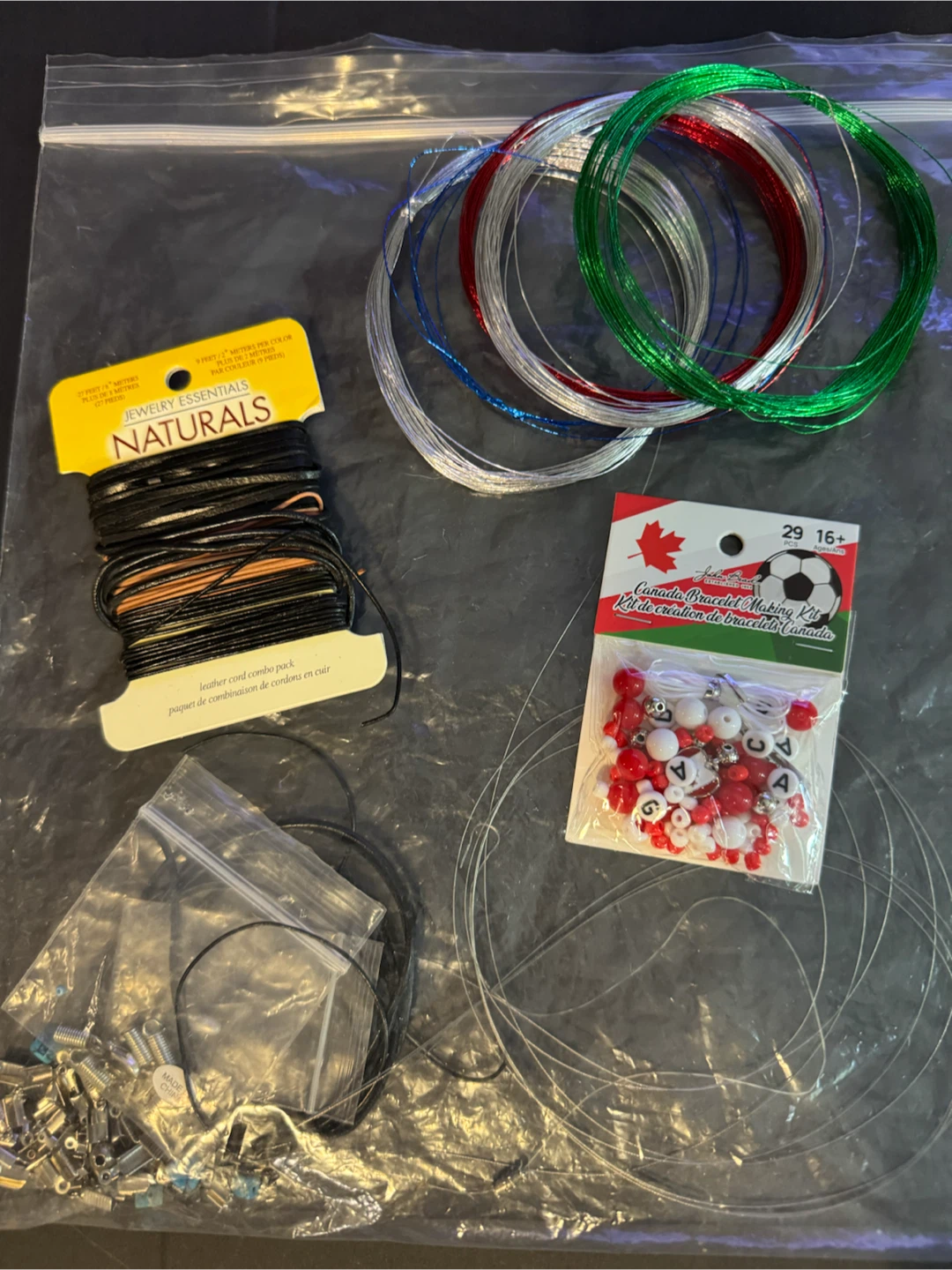 Jewelry Making Kit with Cords and Beads
