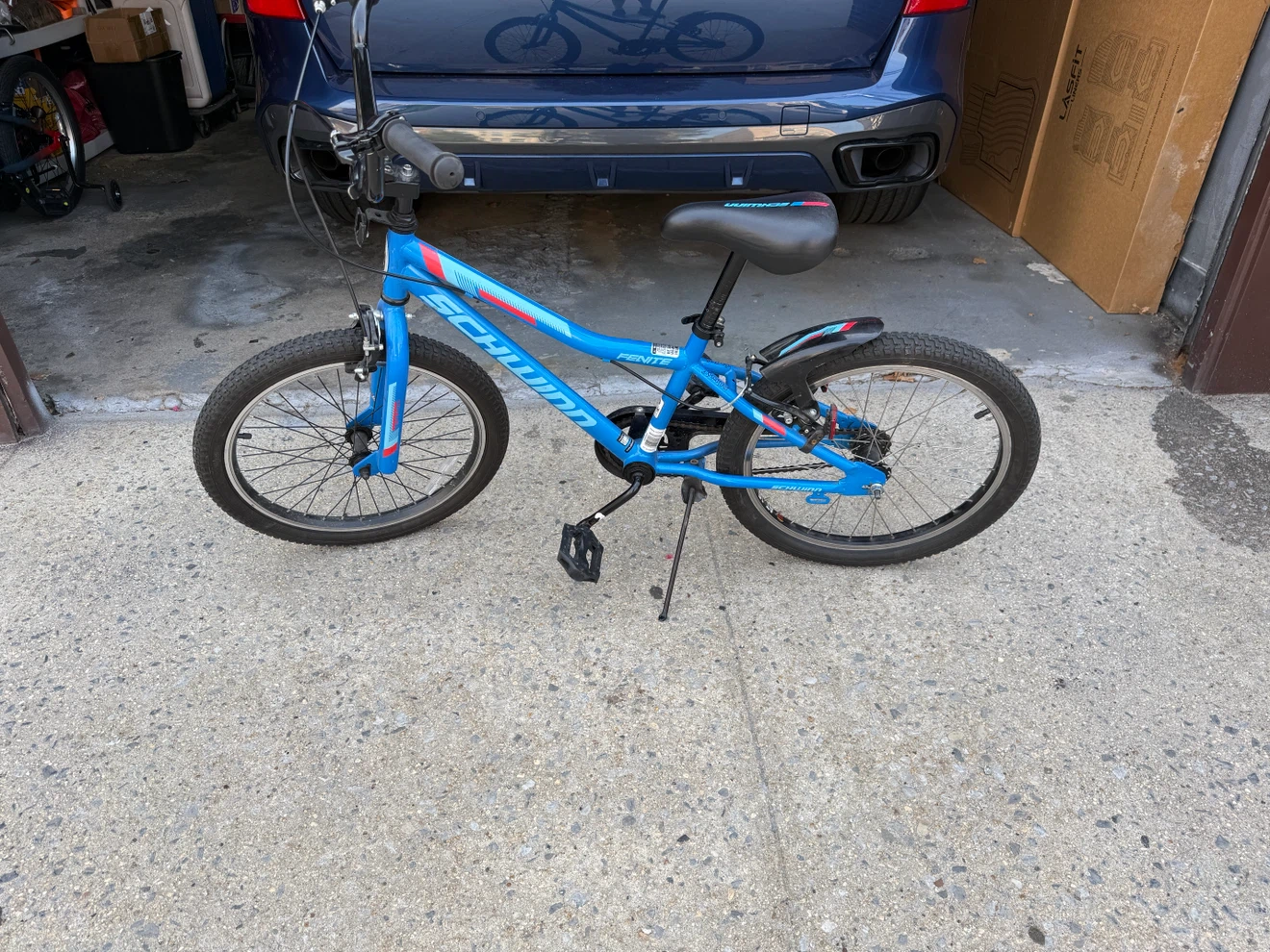 Blue Schwinn Kids Bike