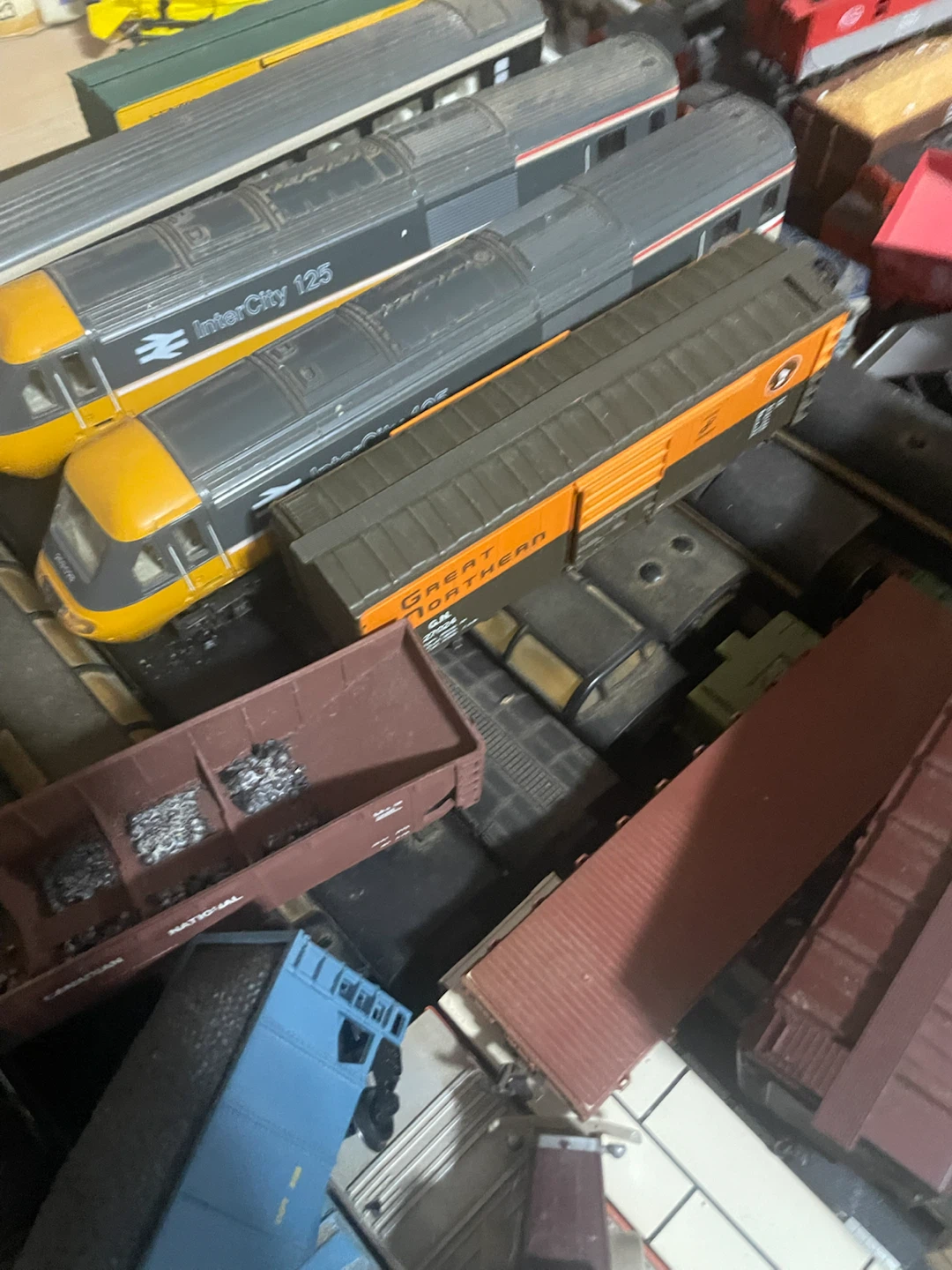 Assorted Model Train Cars
