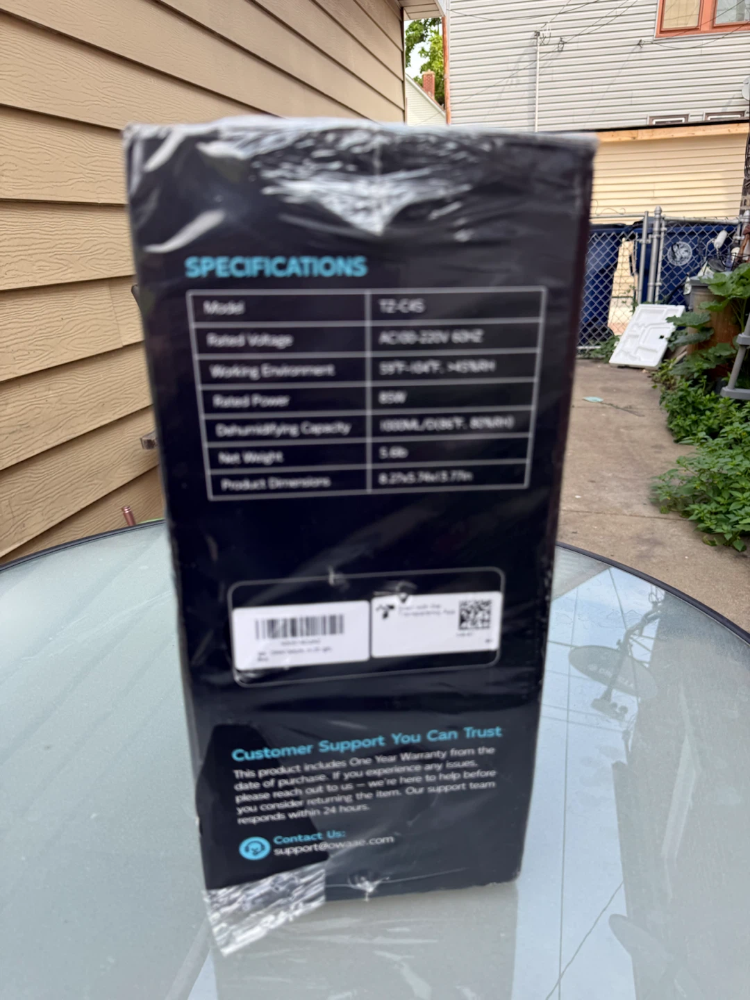 OWAAE Dehumidifier Model TZ-C4S - photo 2