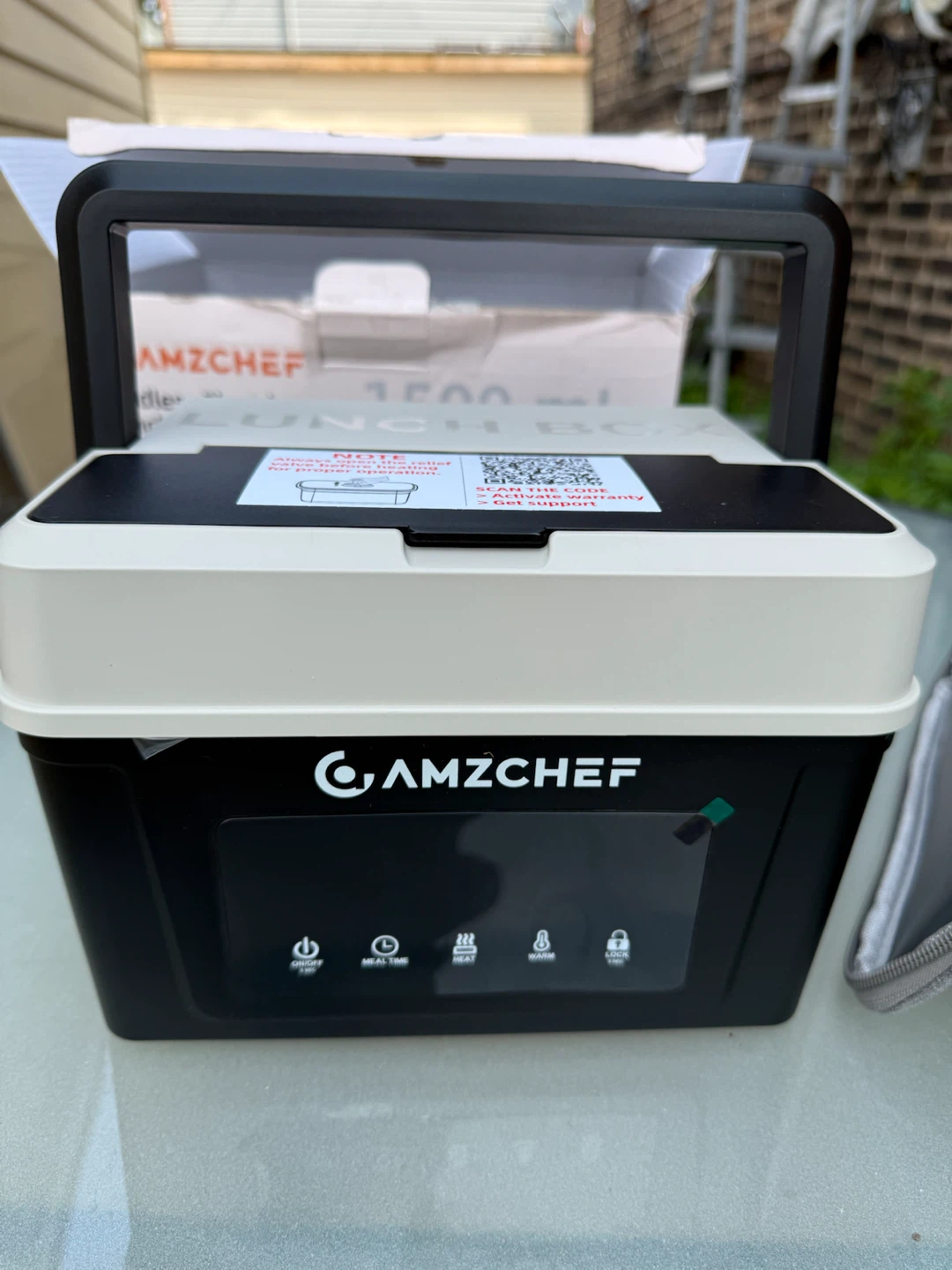 AMZCHEF Cordless Electric Lunch Box 1500 mL - photo 5