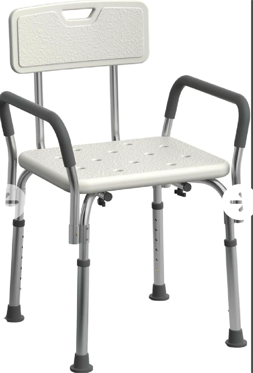 Medline Bath Bench with Back and Arms