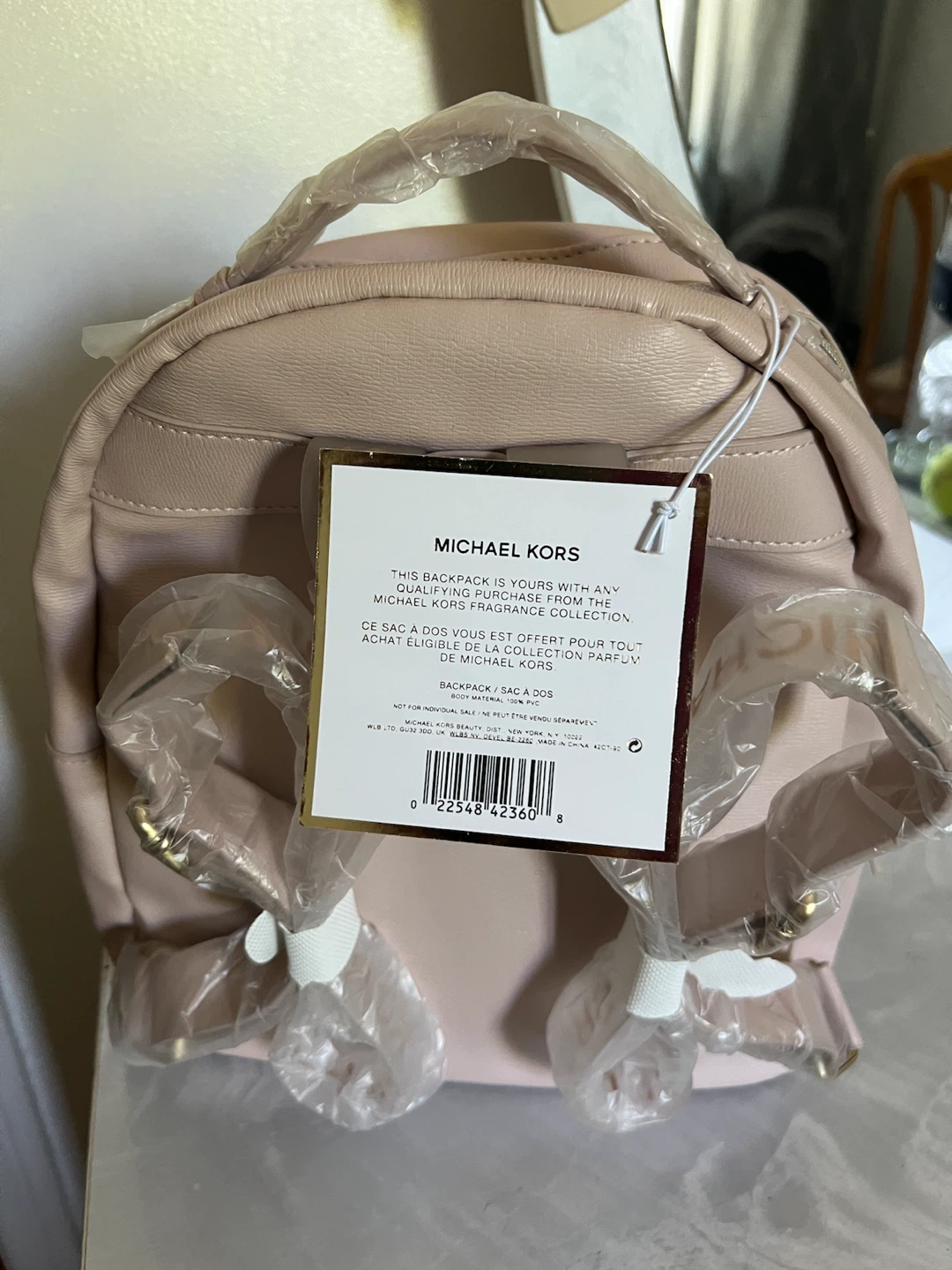 Michael Kors Pink Faux Leather Backpack - photo 2