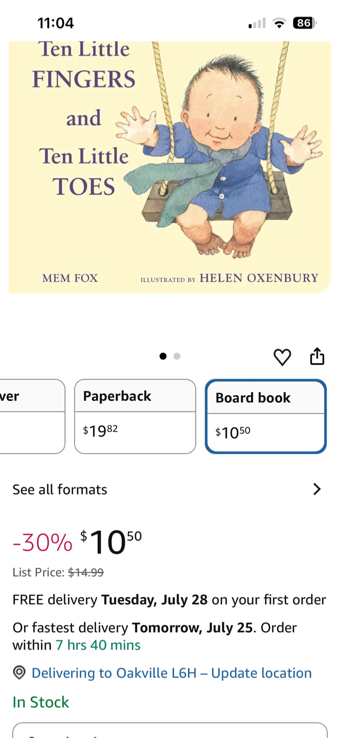 6 KIDS BOARD BOOKS ALL FOR $22 (SEE LISTING) - photo 4