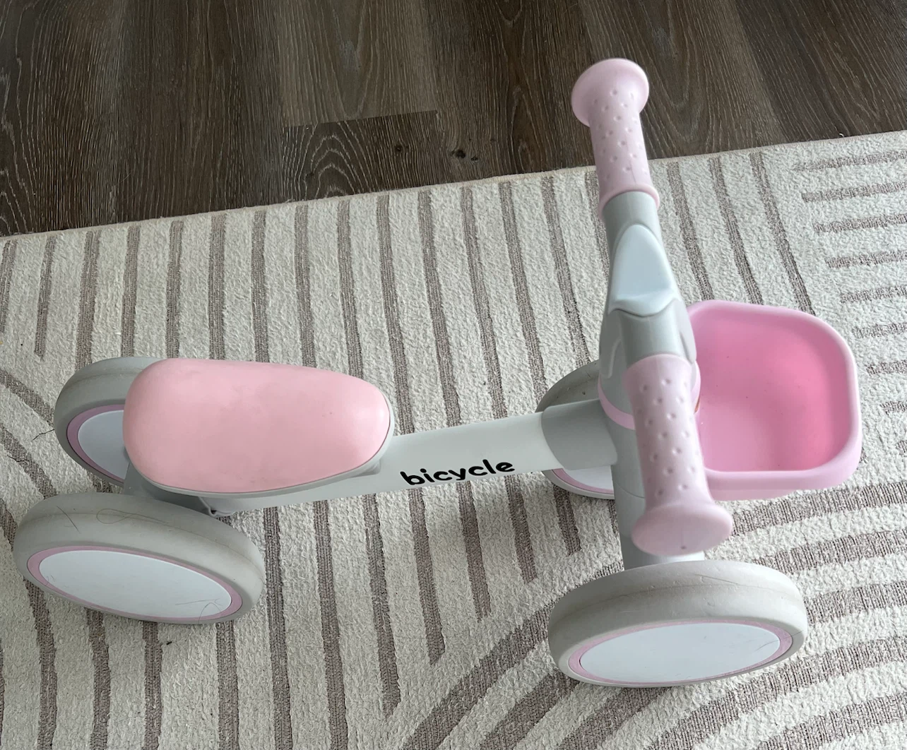 Pink and Grey Balance Bike - photo 3