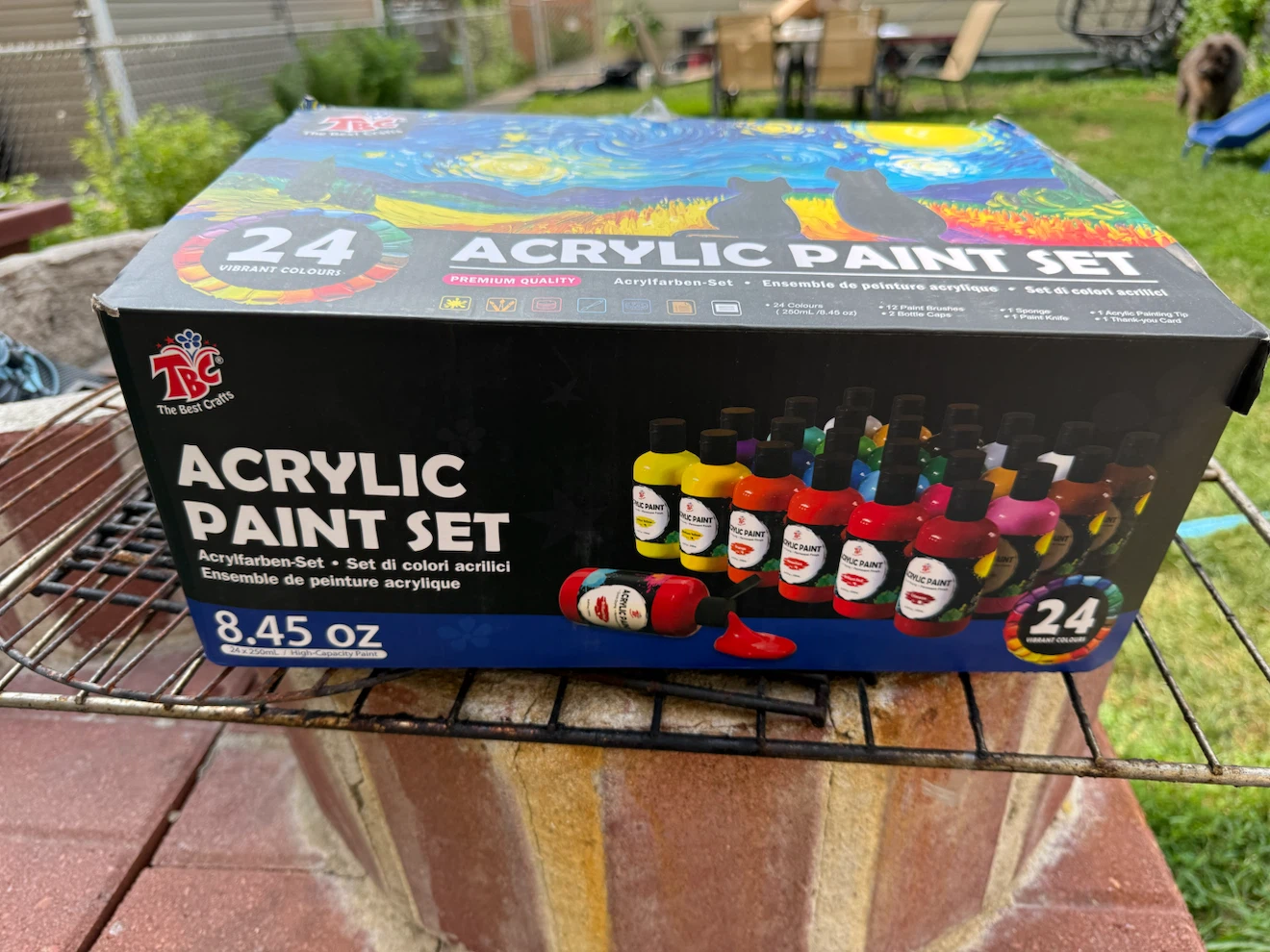 The Best Crafts Acrylic Paint Set - 24 Vibrant Colors