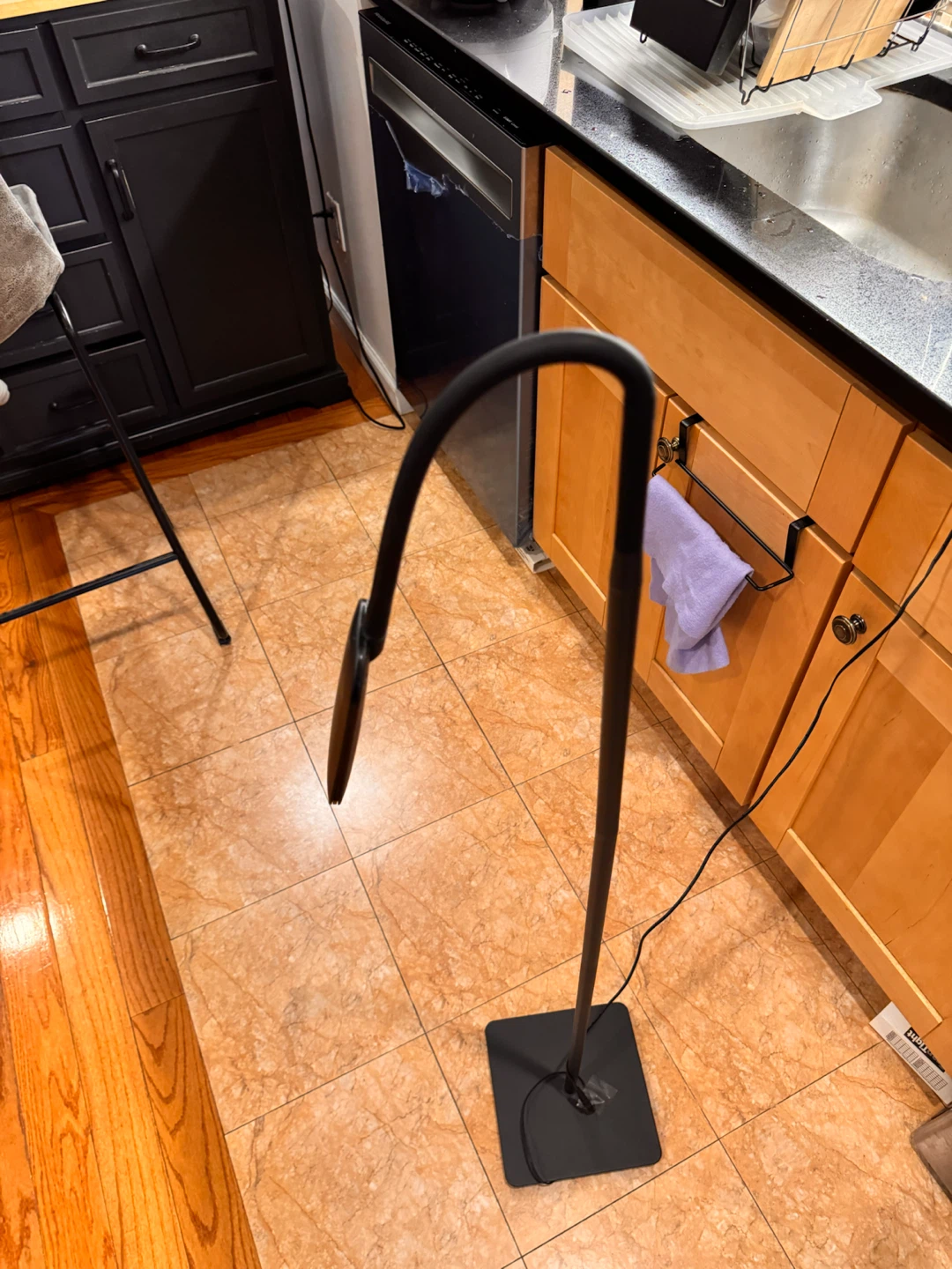 Black Arc Floor Lamp - photo 2