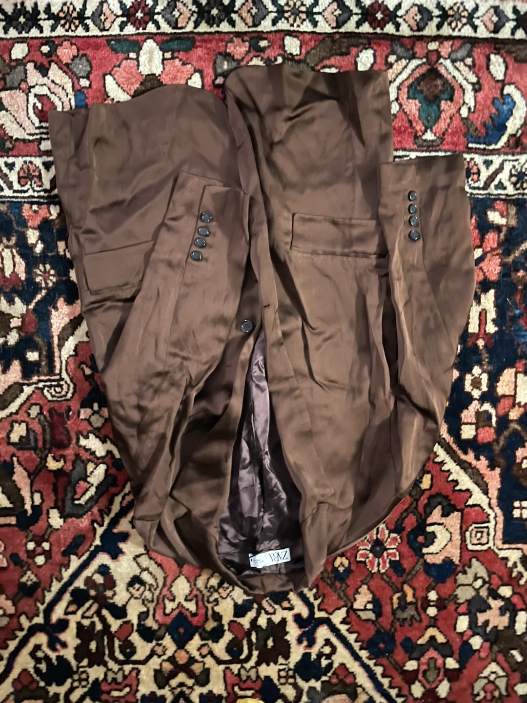 ZARA Blazer Jacket - Brown - Size S