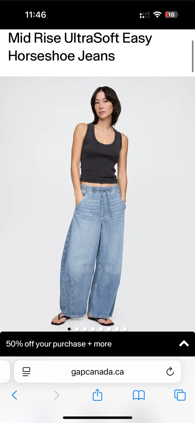Gap horseshoe jeans size M
