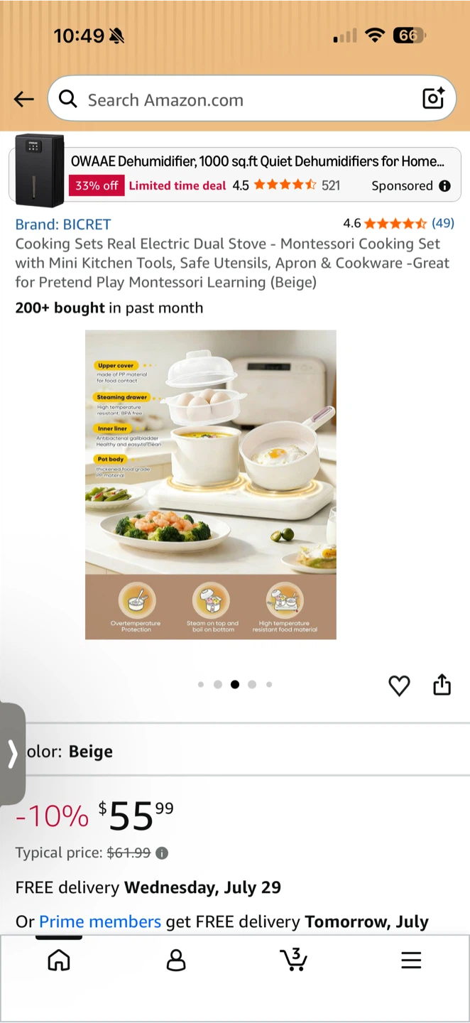 BICRET Montessori Cooking Set for Kids - photo 2