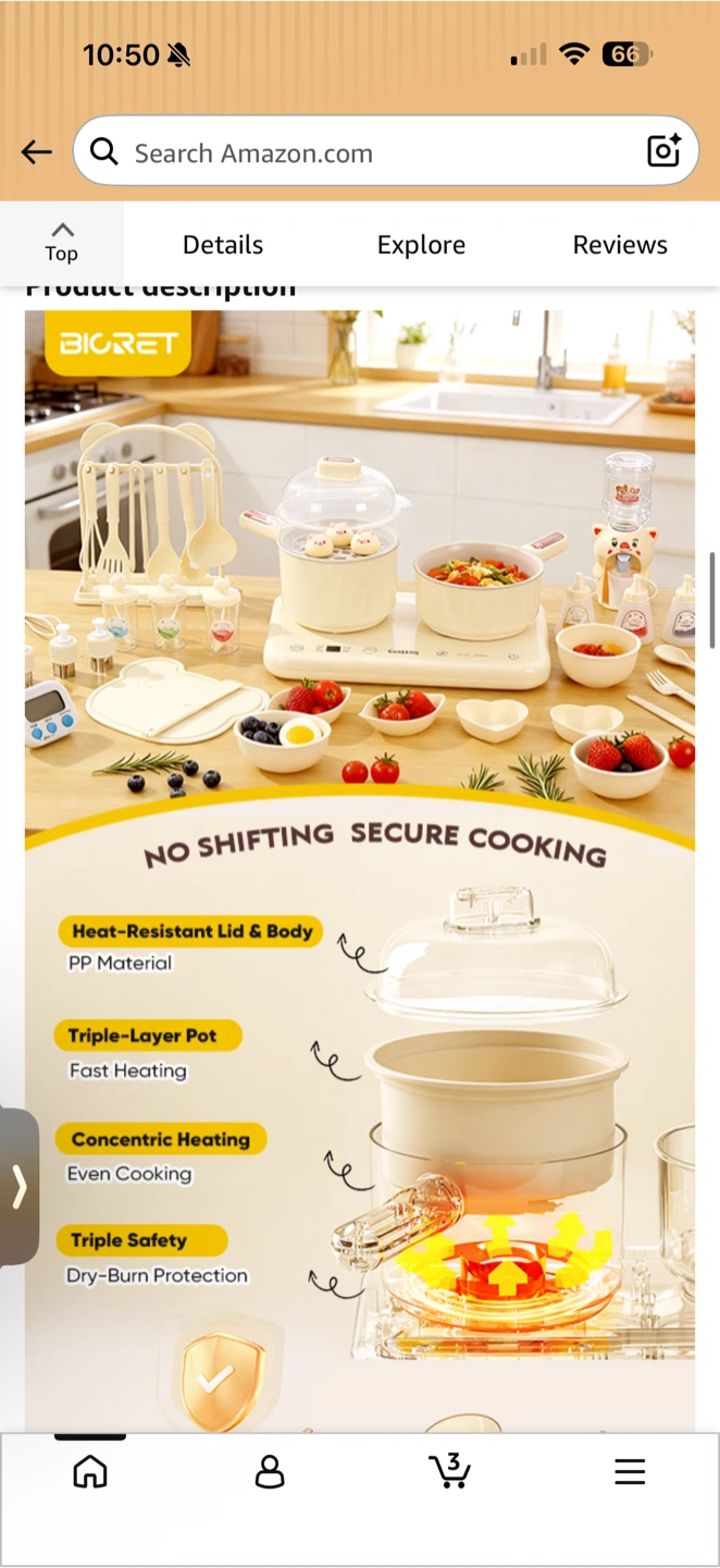 BICRET Montessori Cooking Set for Kids - photo 4
