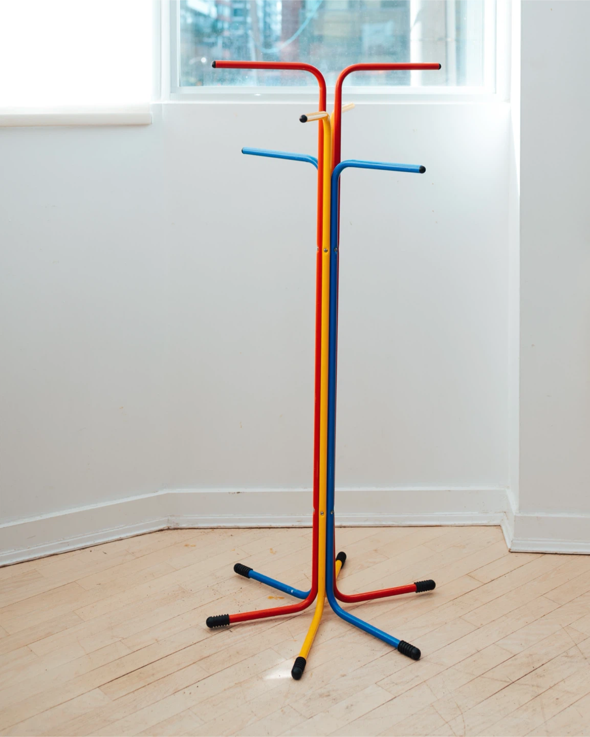 Vintage 1980s Memphis-Style Children’s Coat Rack
