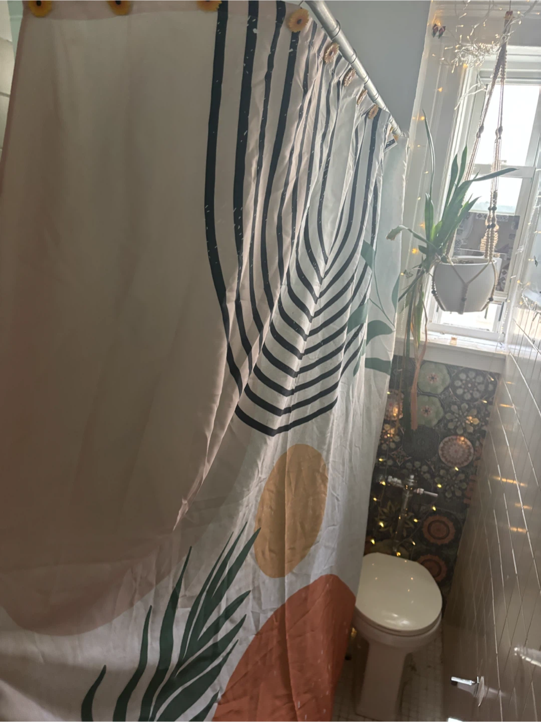 Funnytree Abstract Shower Curtain 72x72 Inch