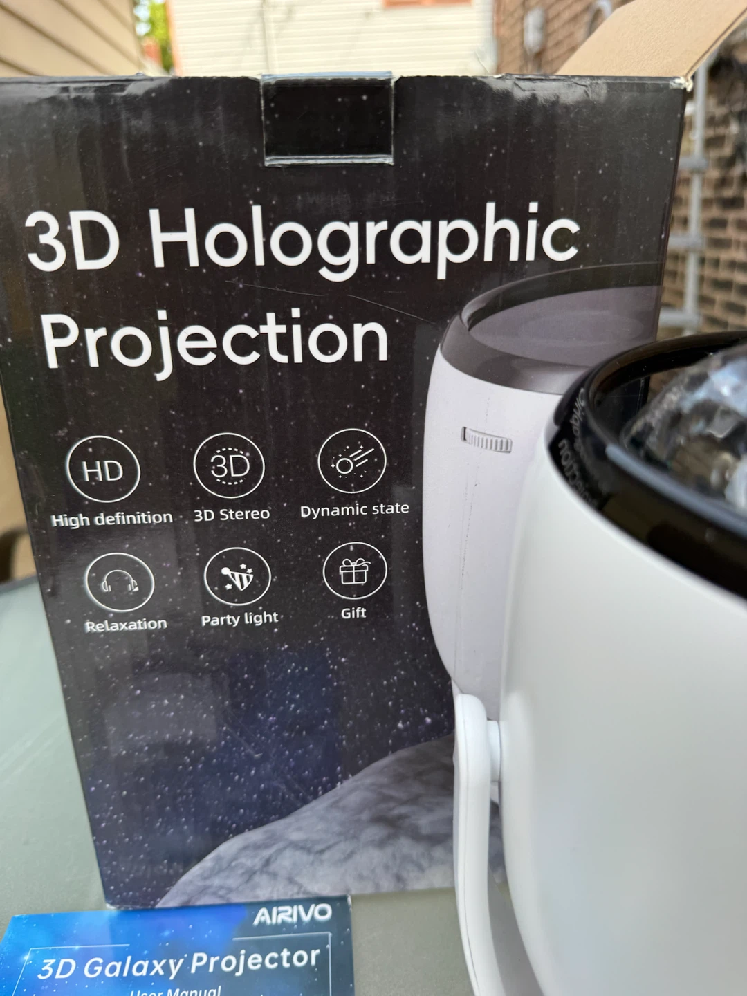 AIRIVO 3D Holographic Galaxy Projector