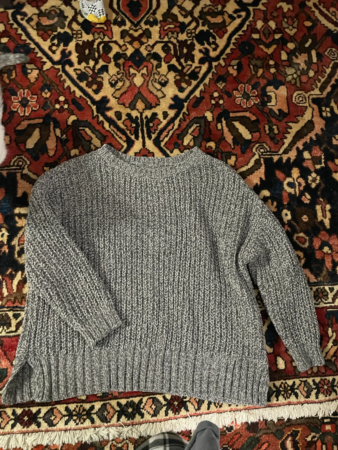 American Eagle Grey Knit Sweater