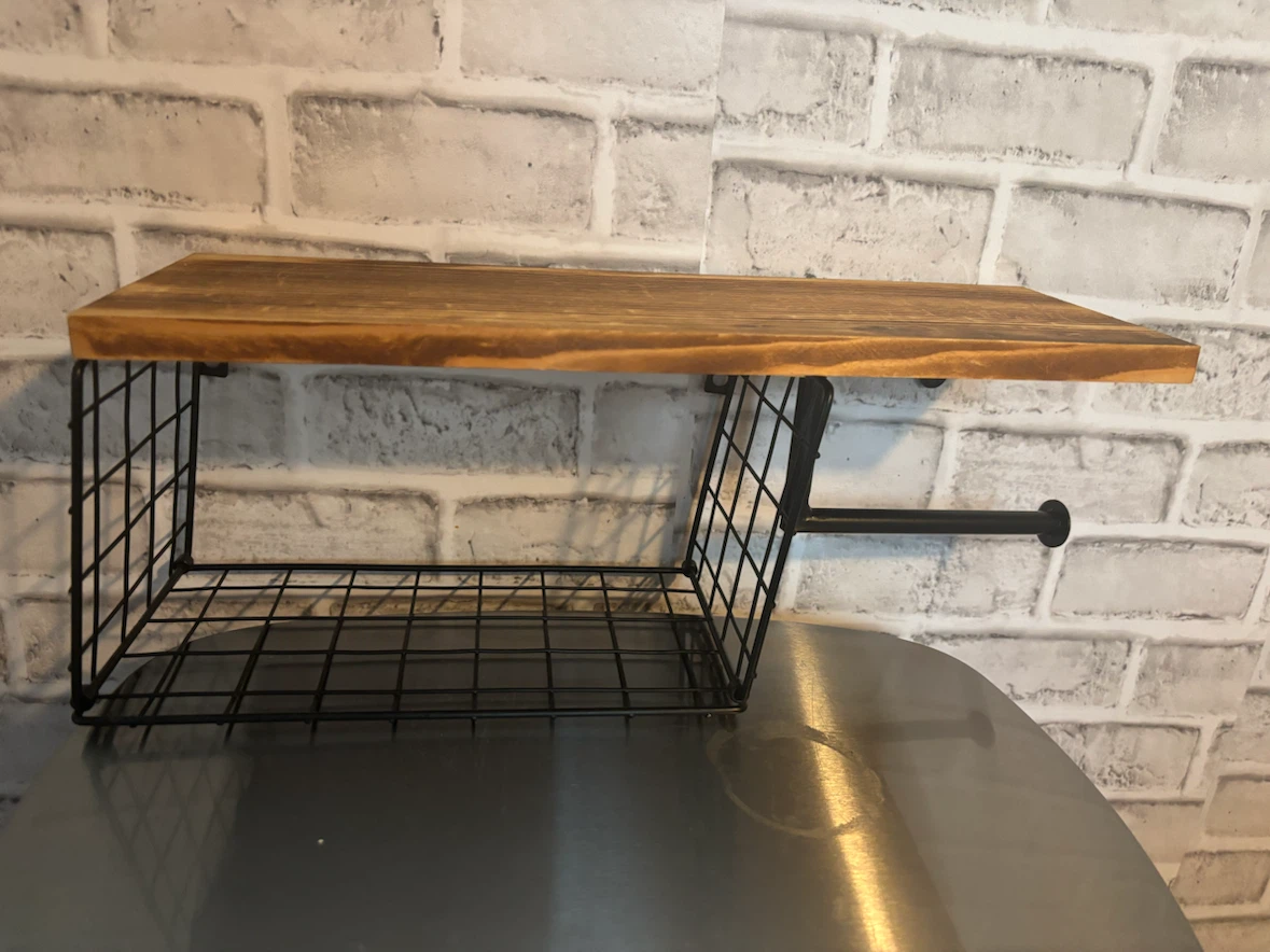 VITVITI Toilet Paper Holder with Shelf - photo 3