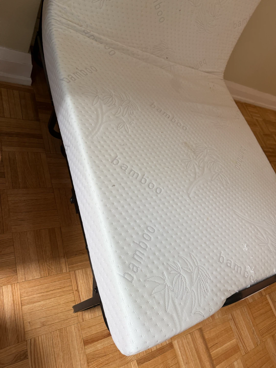 Foldable Bed Frame + FREE Bamboo Mattress – $69 (Pickup Only) - photo 5
