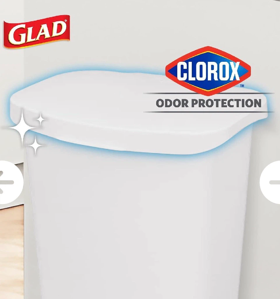 GLAD 13 Gallon Step Can with Odor Protection - photo 3