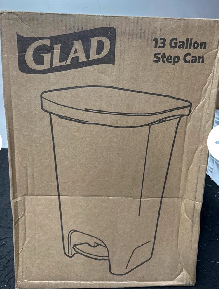 GLAD 13 Gallon Step Can with Odor Protection - photo 4