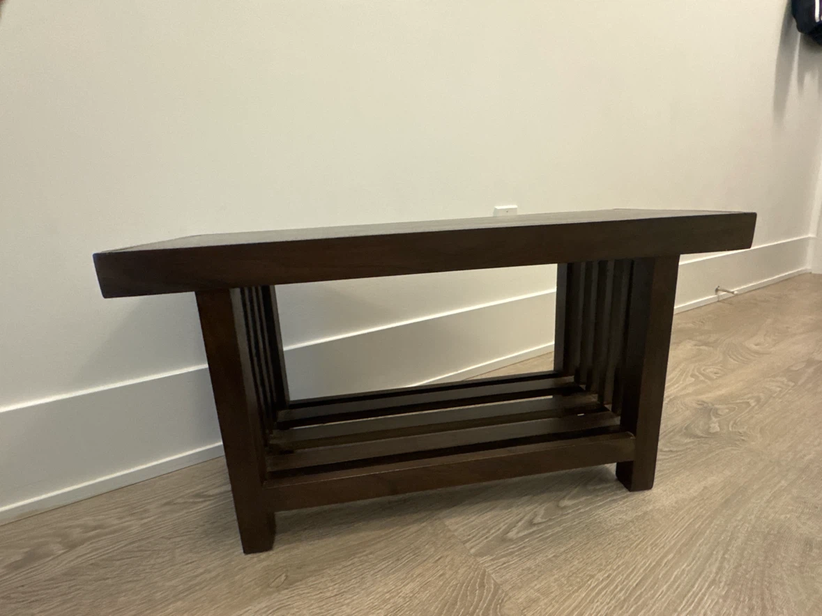 Dark Wood Coffee Table