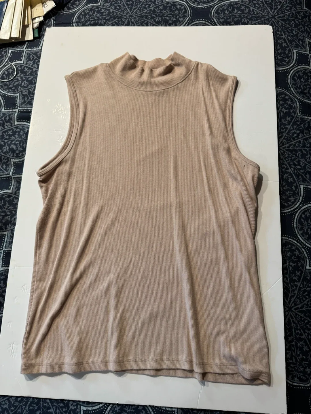 Christian Siriano New York - XL Sleeveless Mock Neck Top