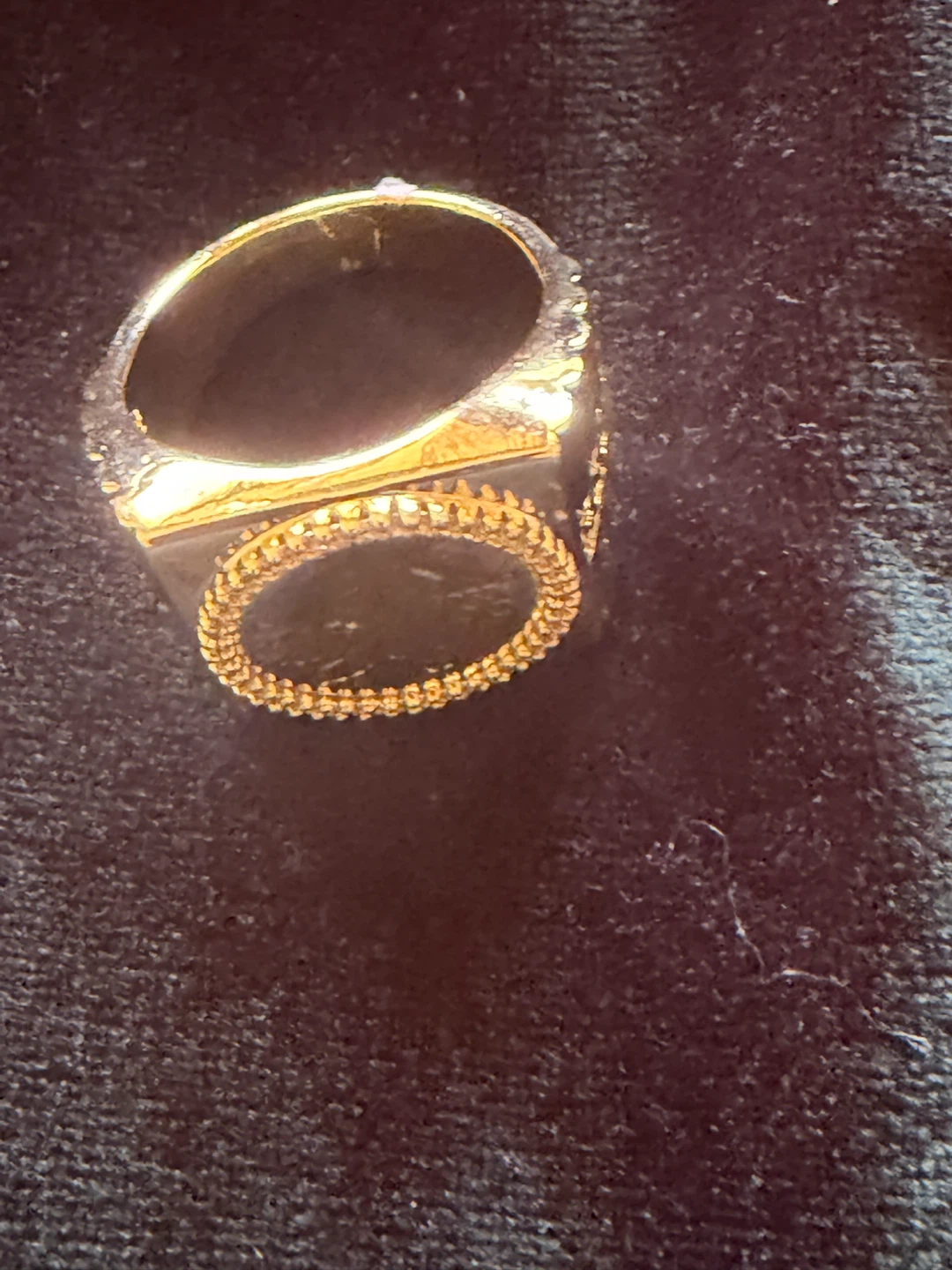 Gold-tone ring